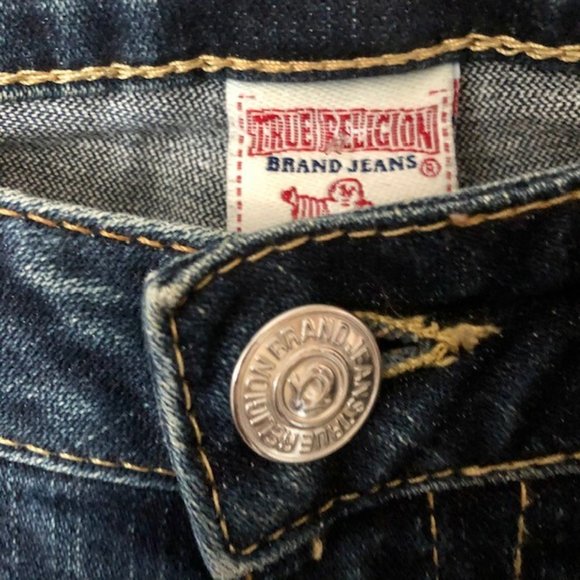 True Religion Gina Mini Bootcut Jeans - Medium Wash - 28 - Picture 7 of 12
